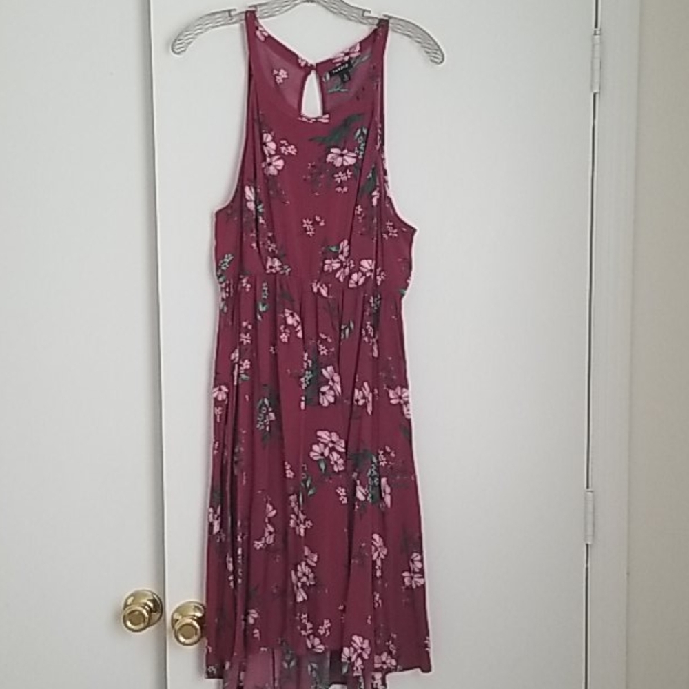 Torrid hi low floral dress